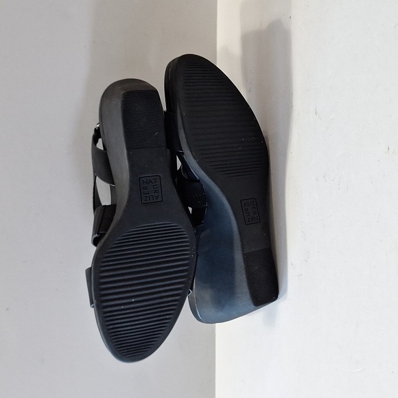 Naturalizer (NEW) Black Palmer Wedge Comfort Strappy Platform Sandal Size 9.5 - Picture 5 of 14